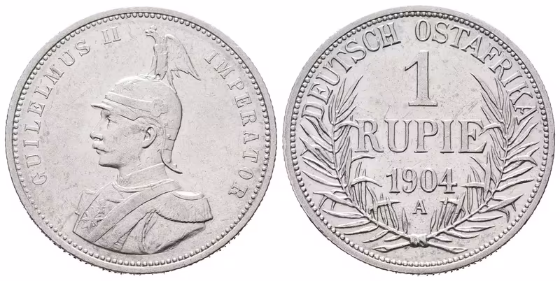 Německá východní Afrika, 1 Rupie 1904 A