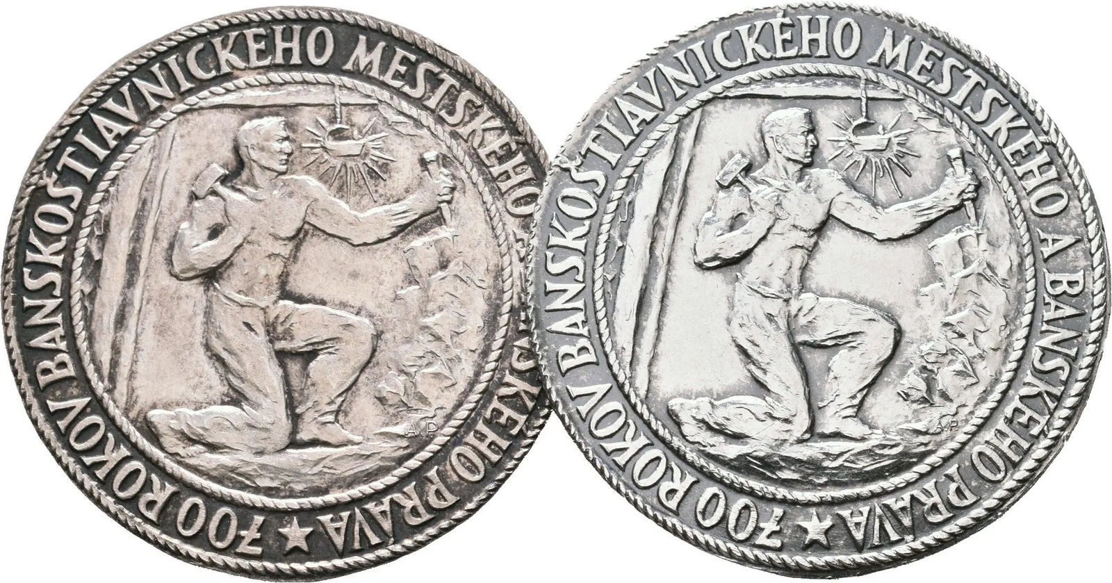AR Žeton b.l. - 700 let banskoštiavnického městského a báňského práva. — 1