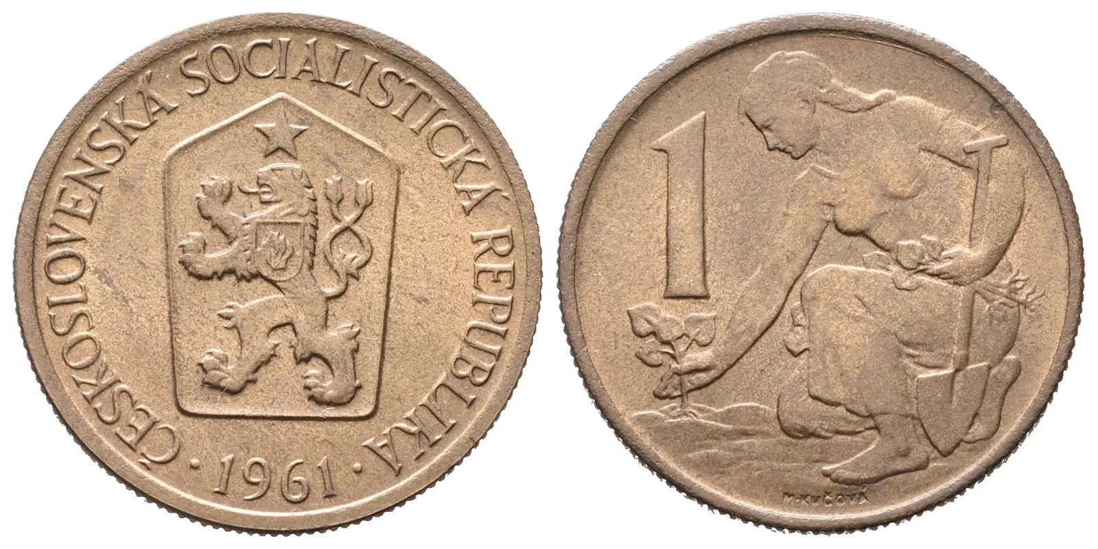1 Koruna 1961