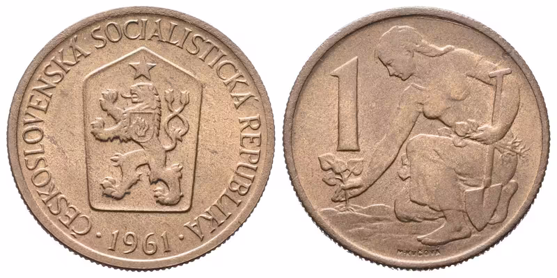 1 Koruna 1961