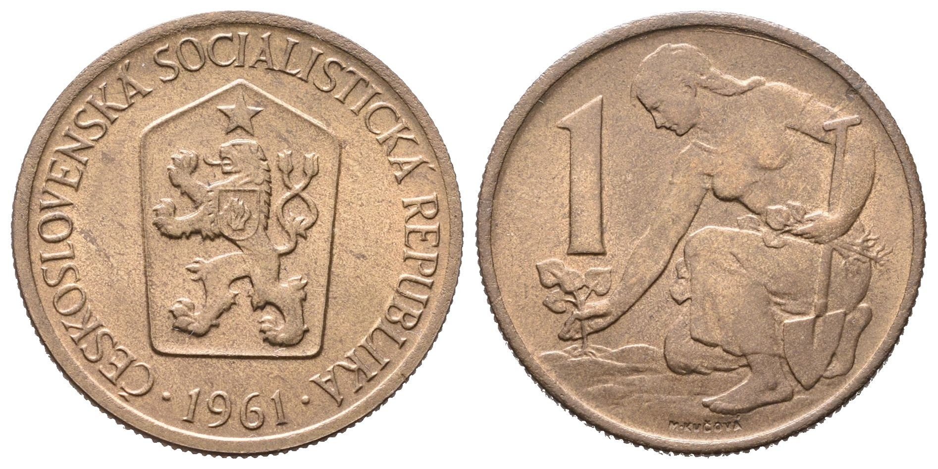 1 Koruna 1961