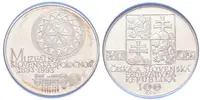 100 Kčs 1993 - Muzeální slovenská společnost, PROOF