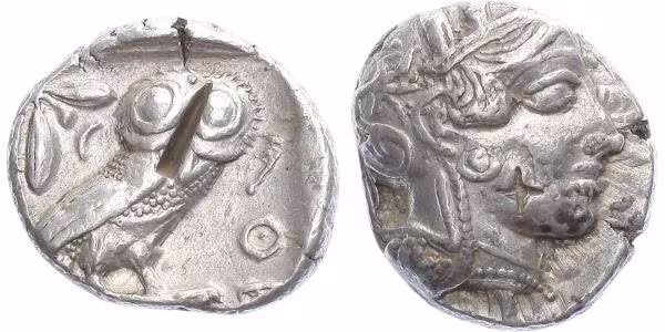 Attica, Athény, AR Tetradrachma