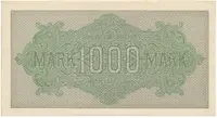 Německo, 1000 Mark 1922, vod. Mäander, hnědé 6-místné číslo, Ro.75i - fotografie 2