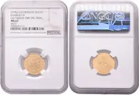 Dukát 1978 - jednostranný odražek lícní strany, NGC MS 67