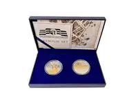 USA, Sada stříbrných mincí 1 Dollar 2014 PROOF - fotografie 3