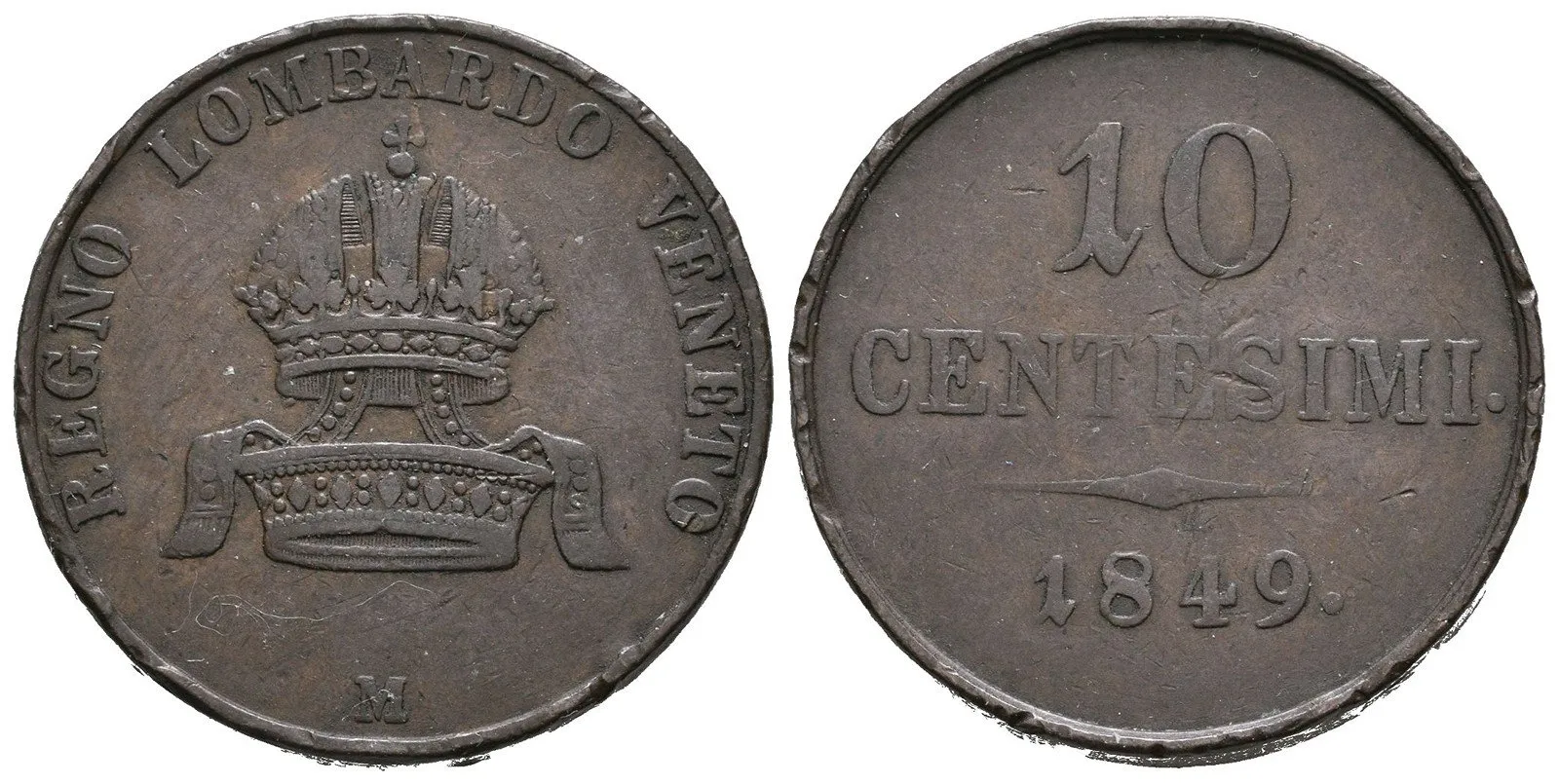 Konvenční měna, 1848 - 1857 — 1
