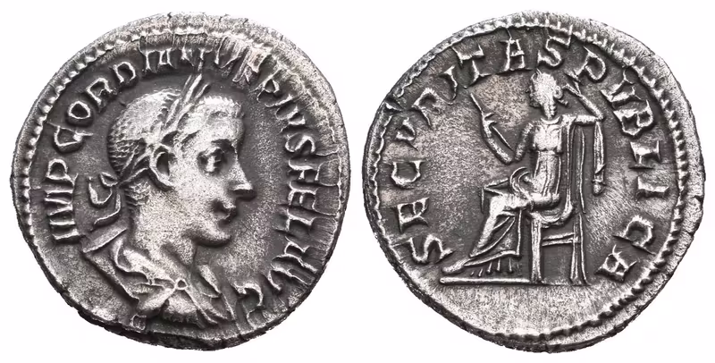 Gordianus III., denár, RIC 130