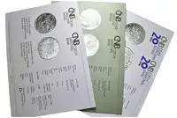 Soubor mincí 200 Kč 2004 - Vstup do EU, 2007 - Jednota bratrská, Karlův Most, — 4