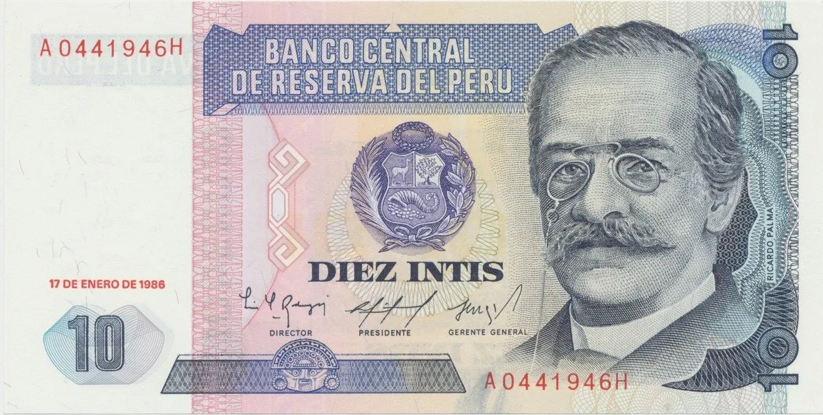 Peru, 10 Intis 1985~1986, P.128