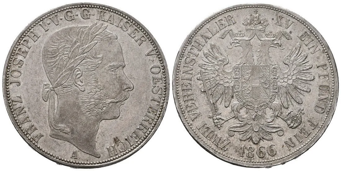 Rakouská a spolková měna, 1857 - 1892 — 1