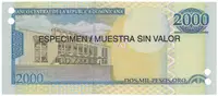 Dominikánská republika, 2000 Pesos Oro 2006, P.181s1 - fotografie 2