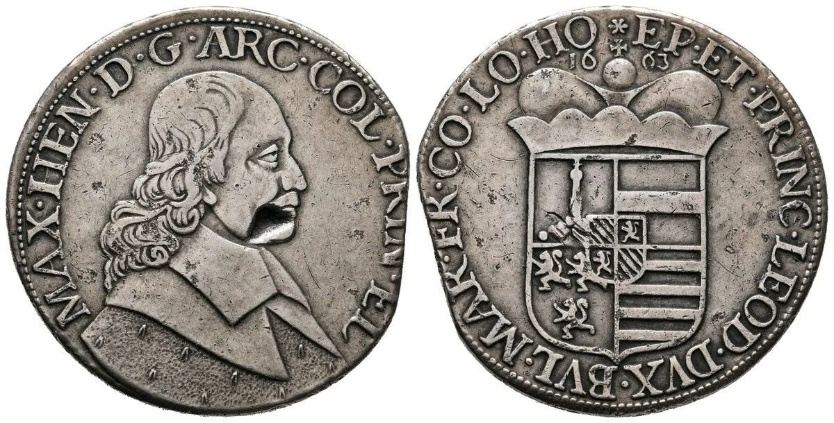 Belgie - Liege, biskupství, Maximilian Heinrich von Bayern, 1650 - 1688 — 1