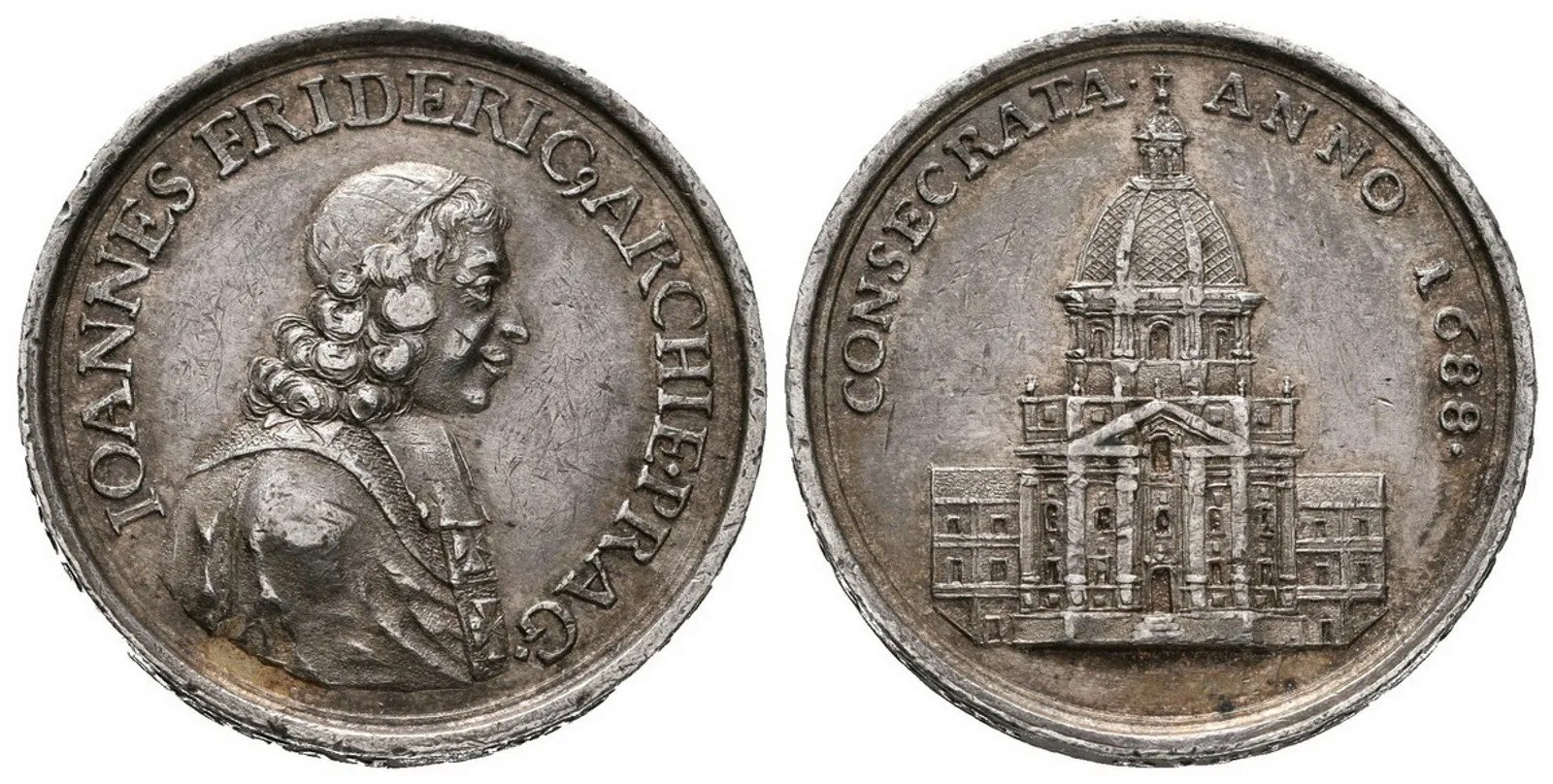 Praha - arcibiskupství, Johann Friedrich Graf von Waldstein, 1688 - 1694 — 1