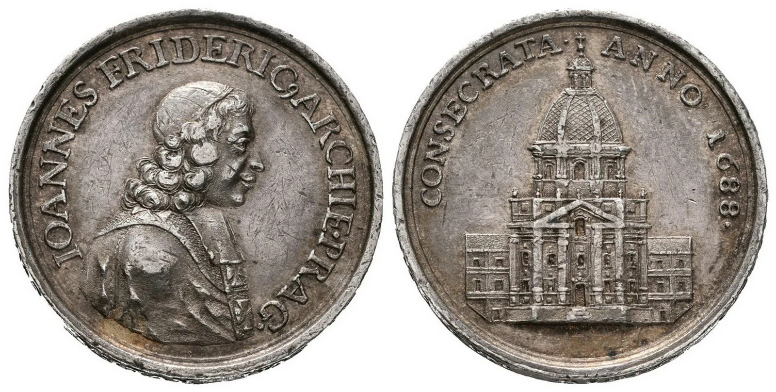 Praha - arcibiskupství, Johann Friedrich Graf von Waldstein, 1688 - 1694 — 1