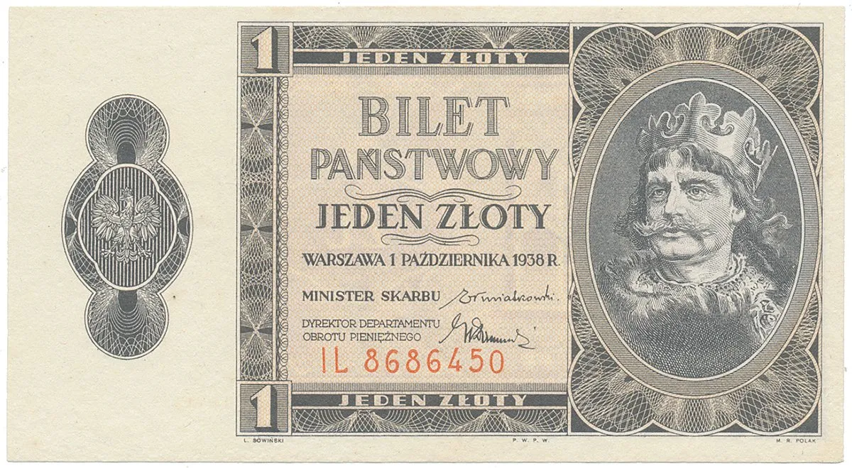 Polská platidla na československém území 1938-39 — 1