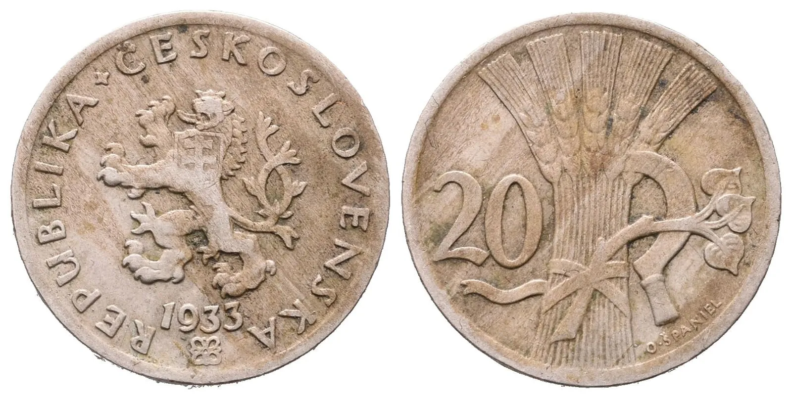 20 Haléř 1933
