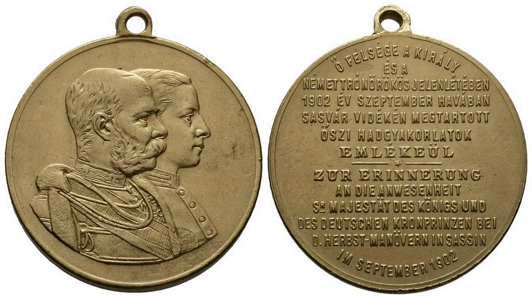František Josef I., medaile vojenských manévrů — 1