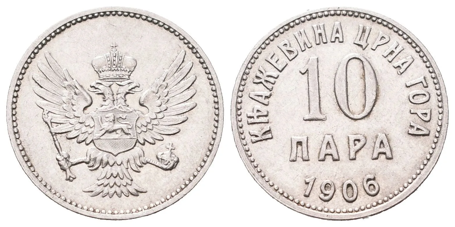 Černá Hora, 10 Para 1906