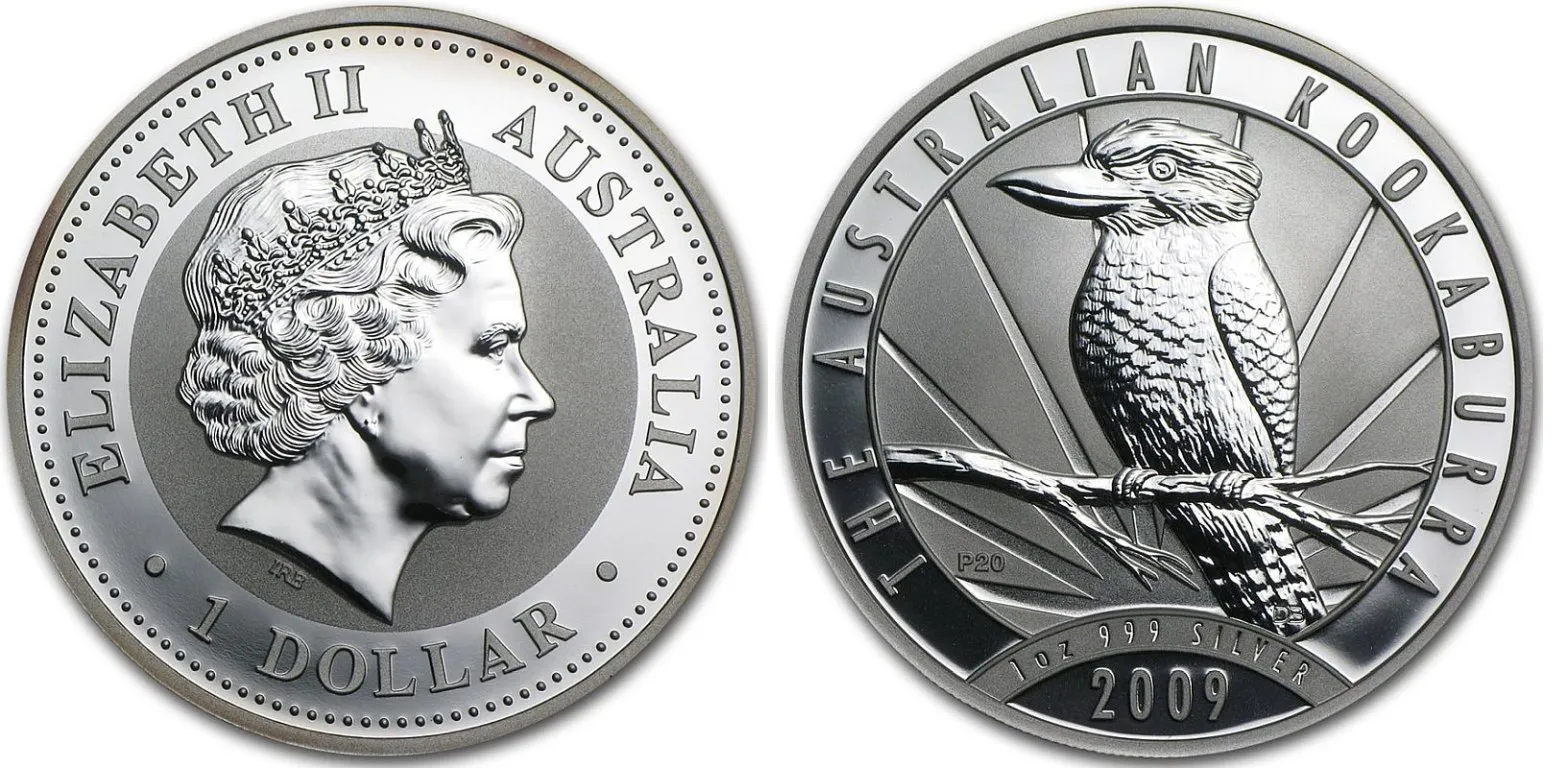 Austrálie, Dollar 2009 - Australian Kookaburra