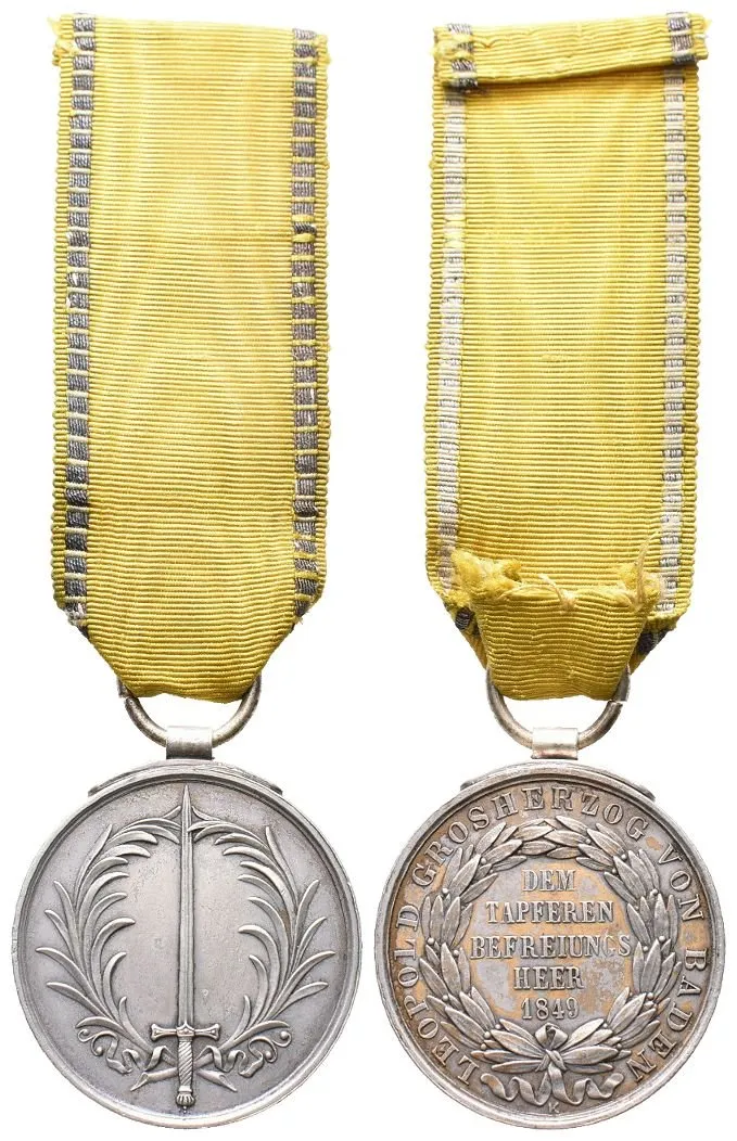 Baden, Pamětní medaile 1849