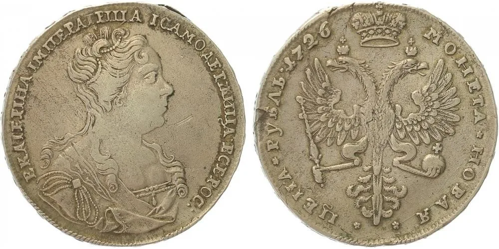 Rusko, Kateřina I., 1725 - 1727 — 1