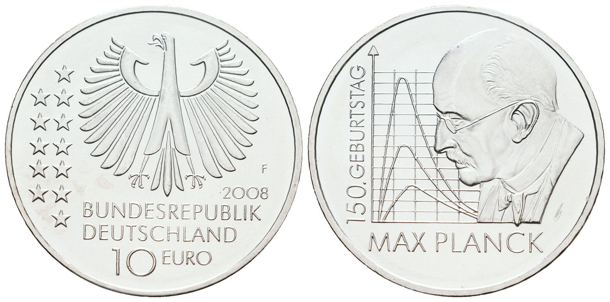 SRN, 10 Euro 2008 F - Planck