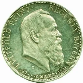 Bavorsko, Luitpold, 1886 - 1912 — 1