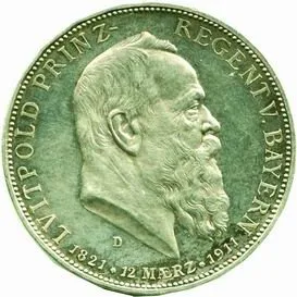 Bavorsko, Luitpold, 1886 - 1912 — 1