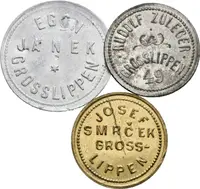 Lipno / Grosslipen - Soubor známek na věrtel chmele. Egon Janek, — 1