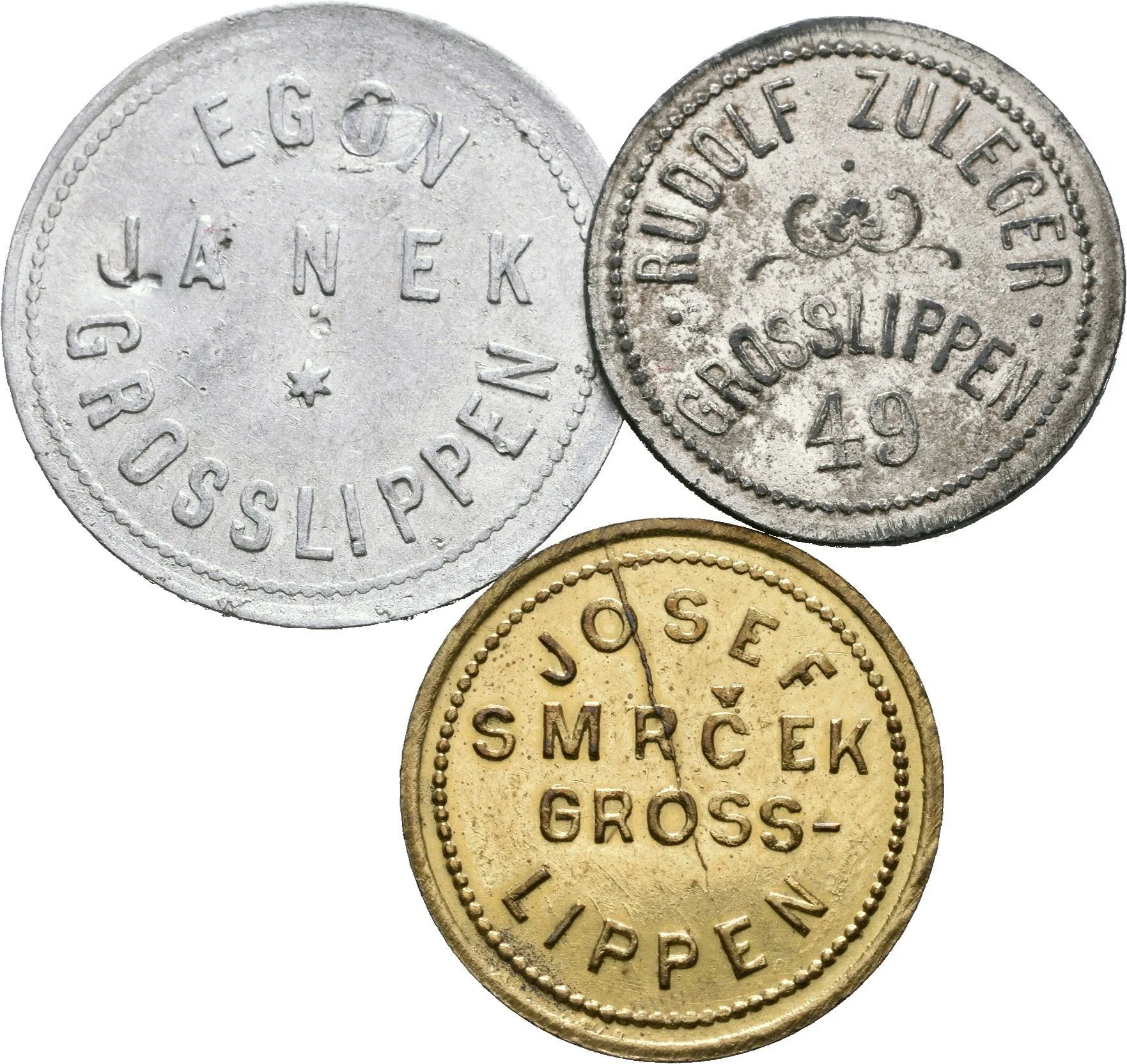 Lipno / Grosslipen - Soubor známek na věrtel chmele. Egon Janek, — 1