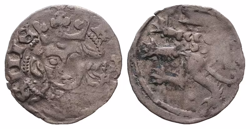 Václav IV., Peníz s vnitřním perlovcem