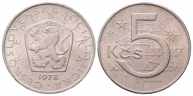 5 Koruna 1978