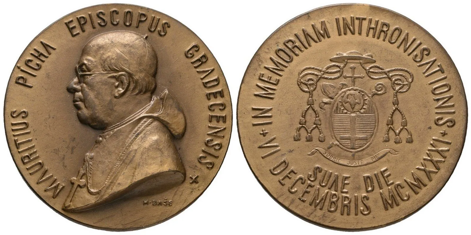 Hradec Králové, biskupství, Mořic Pícha, 1931 - 1941 — 1