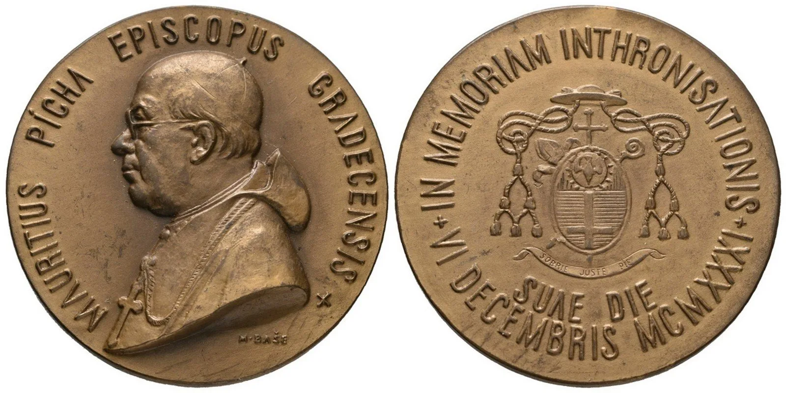 Hradec Králové, biskupství, Mořic Pícha, 1931 - 1941 — 1