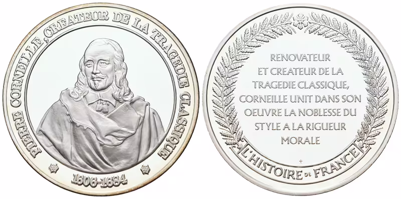 Francie - AR Medaile b.l. - Pierre Corneille