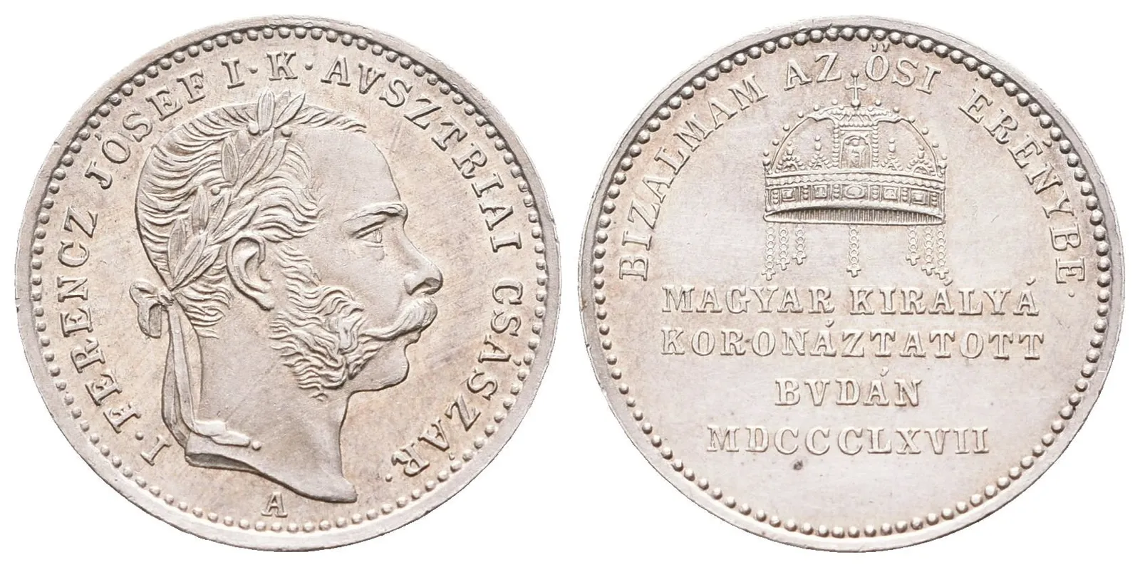 AR Žeton 1867 - Korunovační