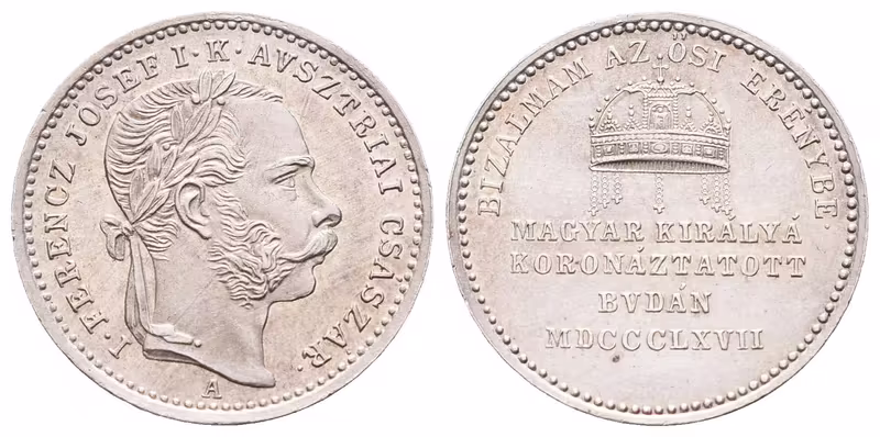 AR Žeton 1867 - Korunovační
