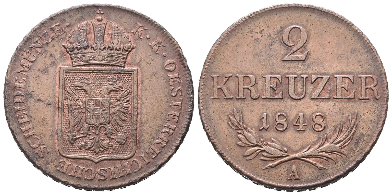 Revoluce, 2 Krejcar 1848