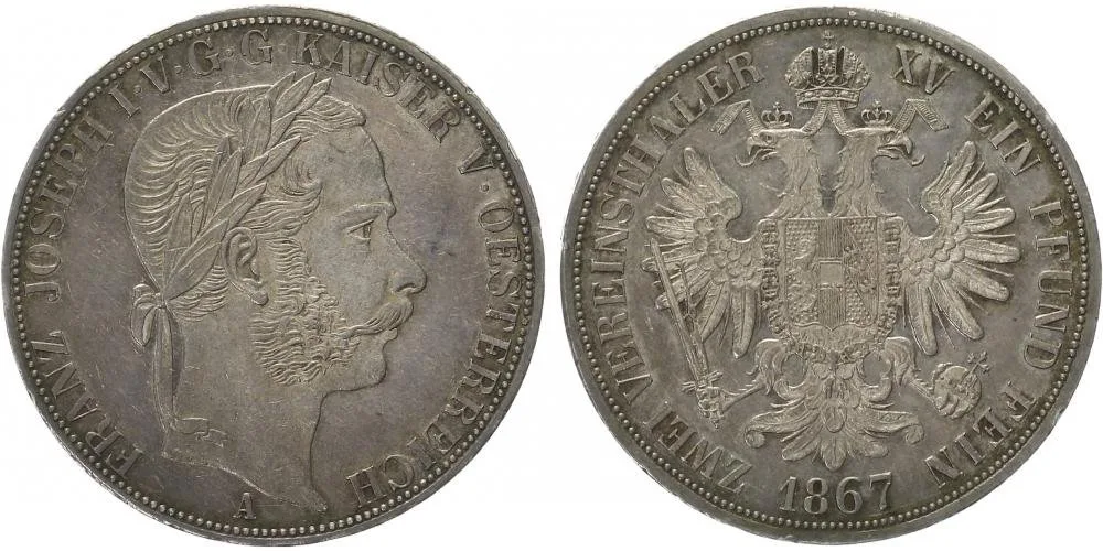 Rakouská a spolková měna, 1857 - 1892 — 1