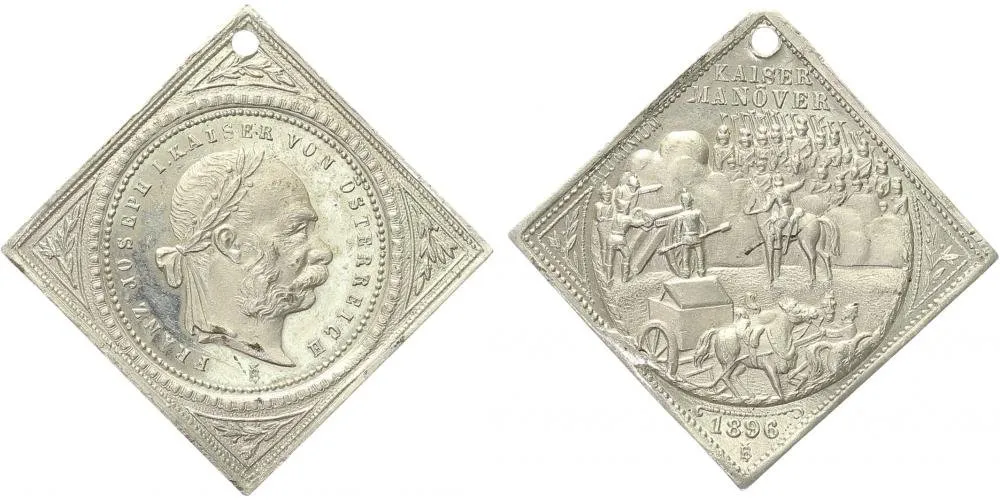 František Josef I., medaile vojenských manévrů — 1