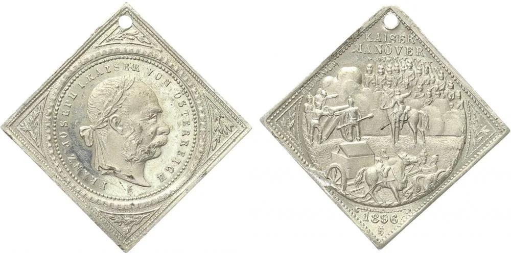 František Josef I., medaile vojenských manévrů — 1