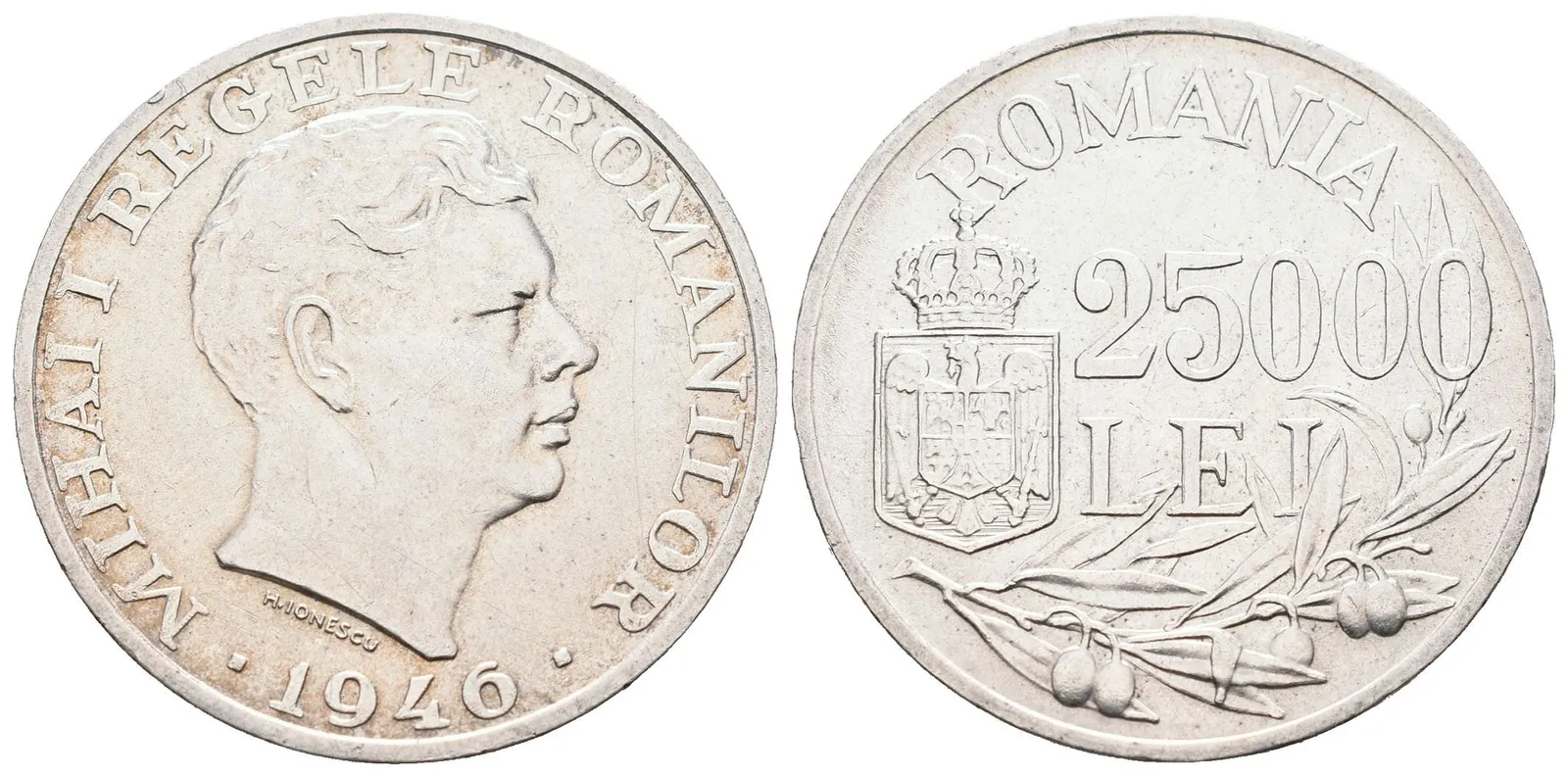 Rumunsko, 25 000 Lei 1946