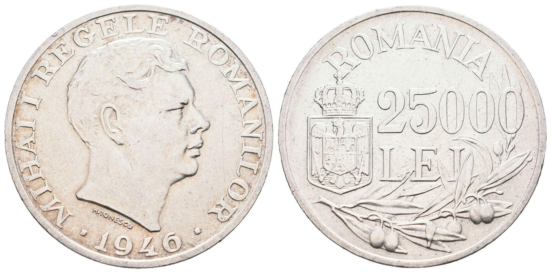 Rumunsko, 25 000 Lei 1946