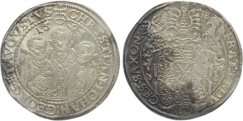 Sasko, Christian II., Johann Georg I. a August, 1591 - 1611 — 1