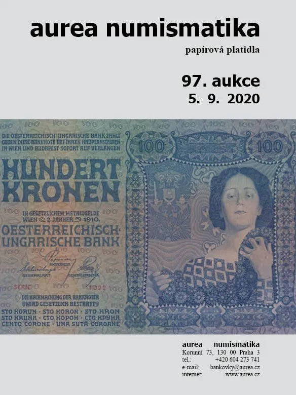 97. Aukce - papírová platidla