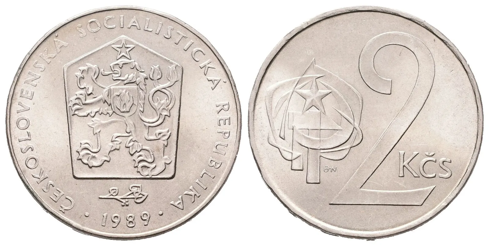 2 Koruna 1989