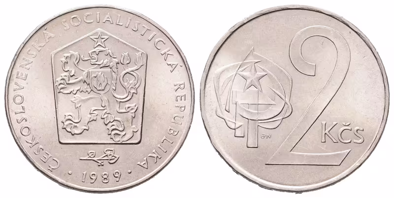2 Koruna 1989