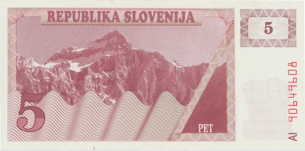 Slovinsko, 5 (Tolarjev) 1990, P.3