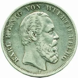 Württemberg, Karl, 1864 - 1891 — 1
